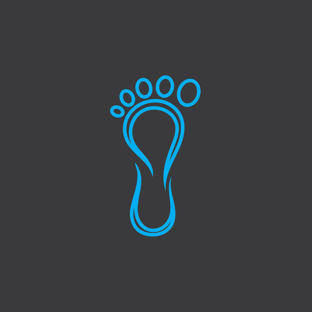 voet Logo Template vector pictogram illustratie ontwerp - Vector, afbeelding