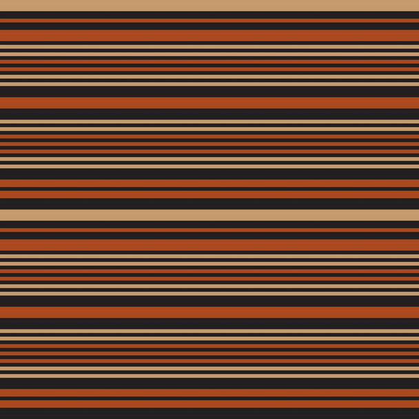 オレンジ色の水平ストライプシームレスなパターンの背景に適したファッション繊維、グラフィック - ベクター画像
