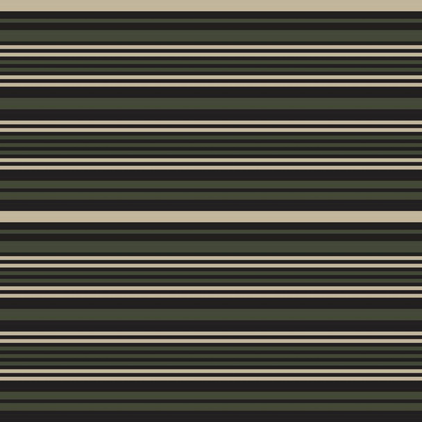 Grün Horizontal gestreifte nahtlose Muster Hintergrund geeignet für Modetextilien, Grafiken - Vektor, Bild