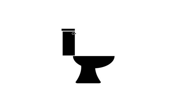 Commode τουαλέτα WC εικονίδιο λογότυπο εικονογράφηση  - Φωτογραφία, εικόνα