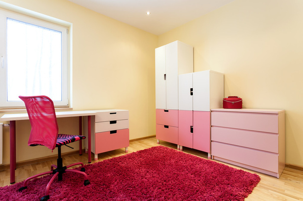 Cute pink children room - Φωτογραφία, εικόνα