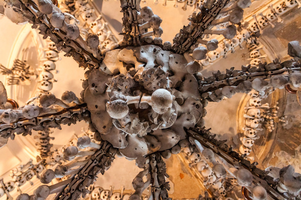 Чехия - UNESCO City Kutna Hora - Church Sedlec - Ossua
 - Фото, изображение