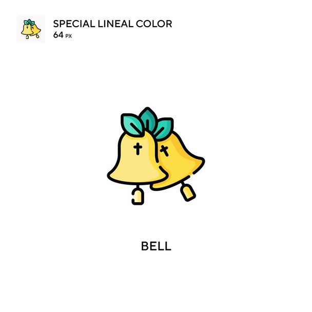 Bell Especial icono de vector de color lineal. Iconos de Bell para su proyecto empresarial - Vector, Imagen