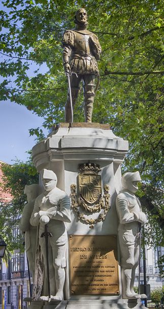 Statue of Pedro Menendez de Aviles (1519-1574) - Photo, Image