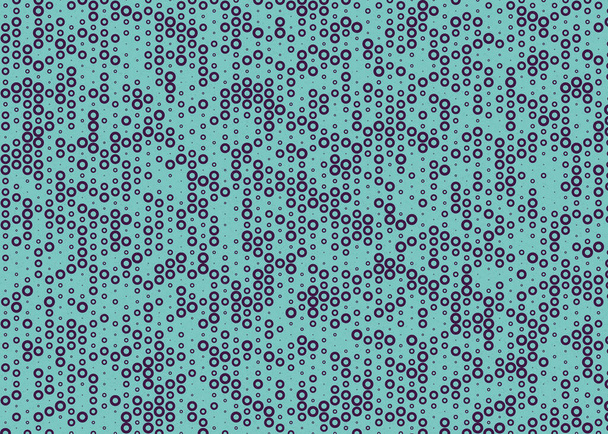 Abstract Color Halftone Dots generative art background illustration - Διάνυσμα, εικόνα