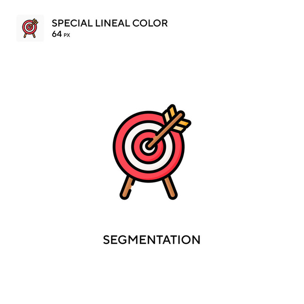 Сегментація Спеціальна піктограма лінійного кольору. Піктограми сегментації для вашого бізнес-проекту
 - Вектор, зображення