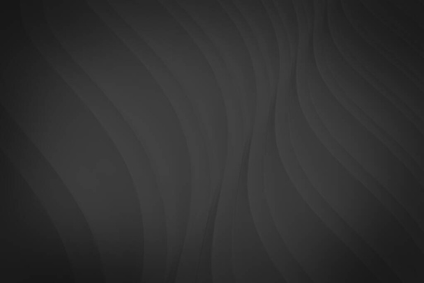 Hoogtechnologische monochrome cymatica abstracte achtergrond. Organische cyberpunk structuur. Driedimensionale weergave visualisatie van geluidsgolf-effect. - Foto, afbeelding