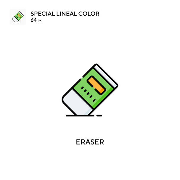 Διαγραφέας Ειδικό γραμμικό εικονίδιο διανύσματος χρωμάτων. Εικονίδια διαγραφής για την επιχείρησή σας - Διάνυσμα, εικόνα