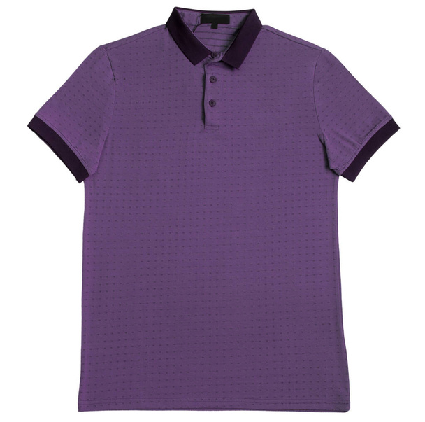 Polo paita violetti eristetty valkoisella pohjalla - Valokuva, kuva