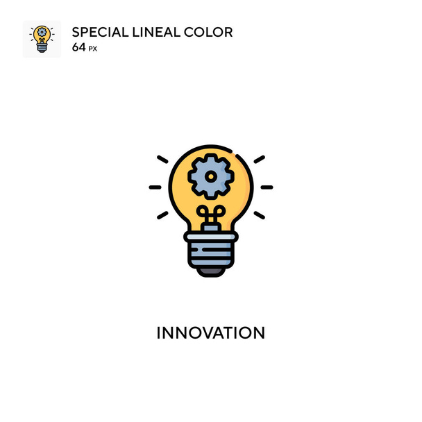 Innovación Icono especial de vector de color lineal. Iconos de innovación para tu proyecto empresarial - Vector, Imagen