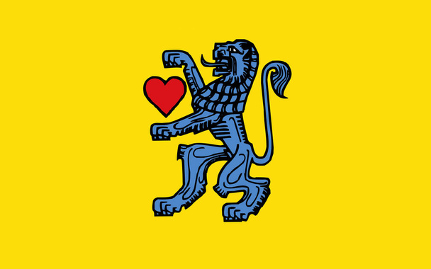 Bandeira de Celle é um distrito da Baixa Saxônia, Alemanha. ilustração 3d
 - Foto, Imagem