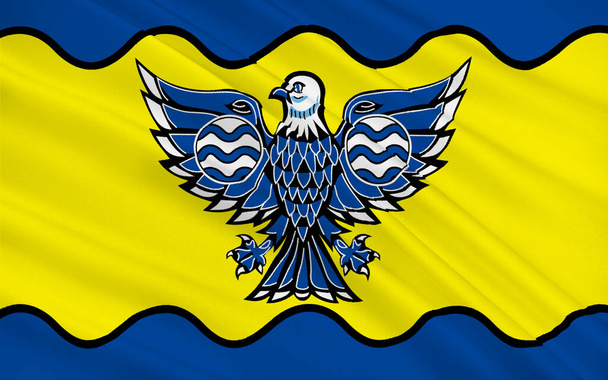 バーナビーの旗（英: Flag of Burnaby）は、カナダのブリティッシュコロンビア州の都市。 - 写真・画像
