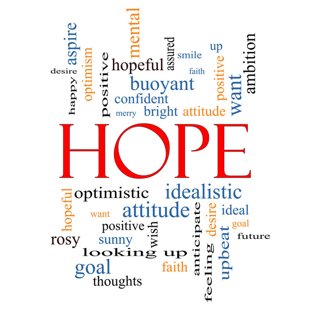 Hope Word Cloud Concept - Photo, Image