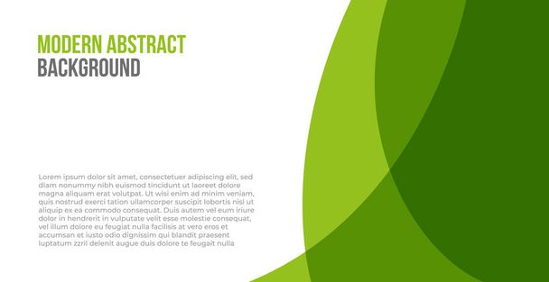 presentación simple de fondo verde y blanco. texturas de fondo verde moderno y limpio - Vector, Imagen