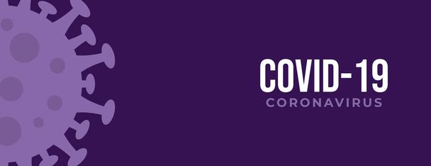 abstrait plat violet corona virus fond illustration conception - Vecteur, image