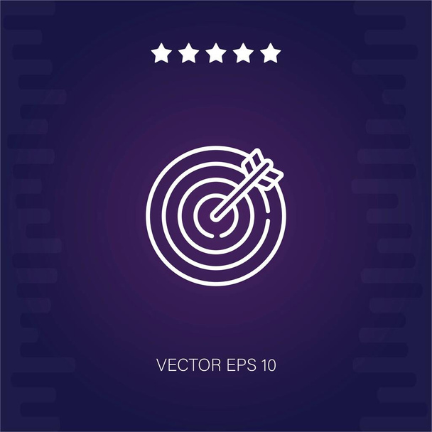 archery vector icon modern illustration - Vector, Image