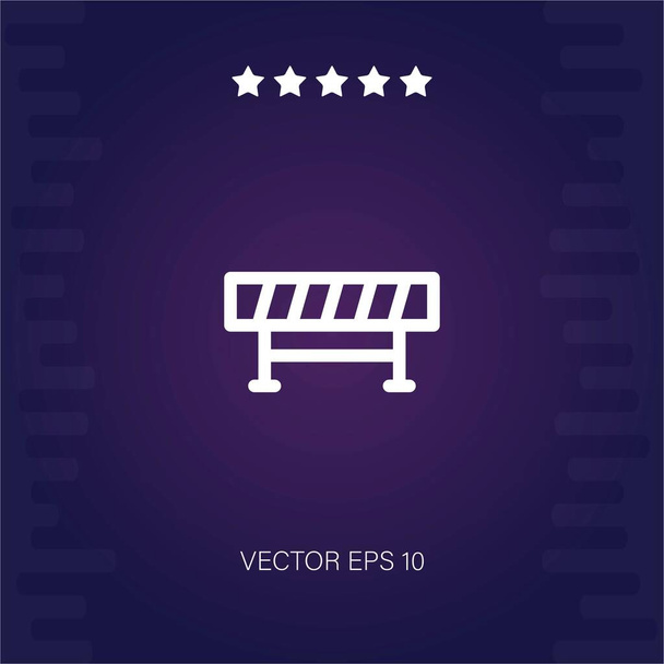bariérový vektor ikona moderní ilustrace - Vektor, obrázek