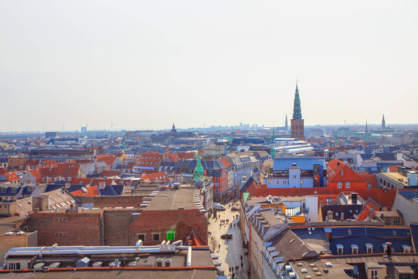 Krásný letecký pohled na Kodaň  - Fotografie, Obrázek