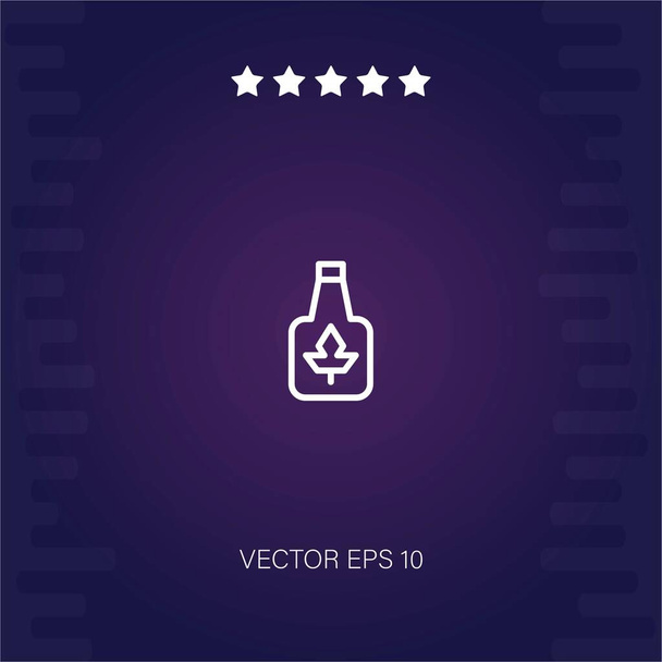 sirope de arce vector icono ilustración moderna - Vector, Imagen