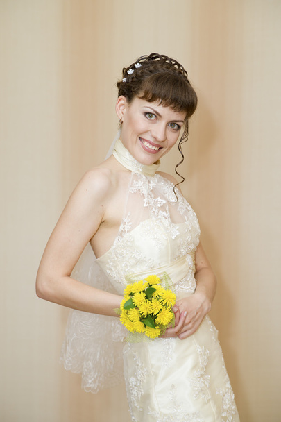 美しい若い花嫁 - 写真・画像