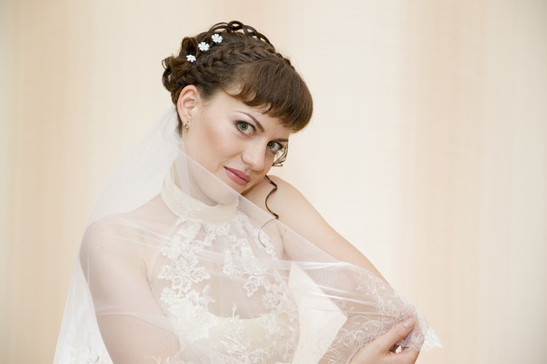 Beautiful young bride - Zdjęcie, obraz