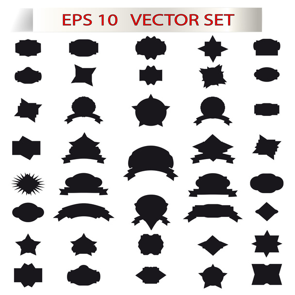 Retro elements - Vector, Image