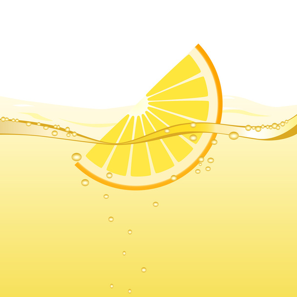 オレンジ色の飲み物 - ベクター画像
