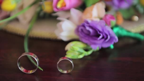 Wedding rings - Footage, Video
