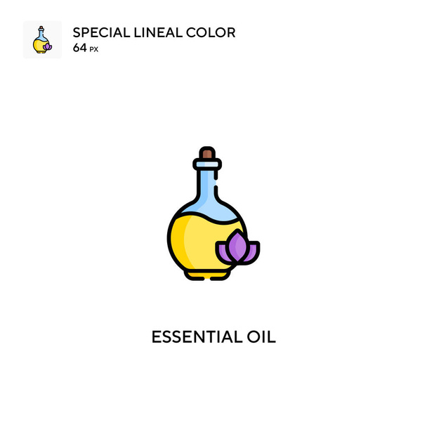 Illóolaj Különleges lineáris szín ikon.Alapvető olaj ikonok az üzleti projekt - Vektor, kép