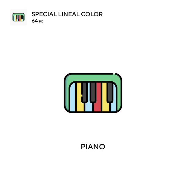 Piano Special lineal color icon.Piano εικονίδια για την επιχείρησή σας - Διάνυσμα, εικόνα