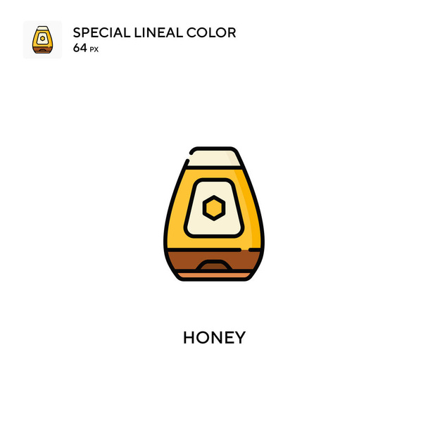 Μέλι Ειδική lineal εικονίδιο χρώμα.Μέλι εικονίδια για την επιχείρησή σας έργο - Διάνυσμα, εικόνα