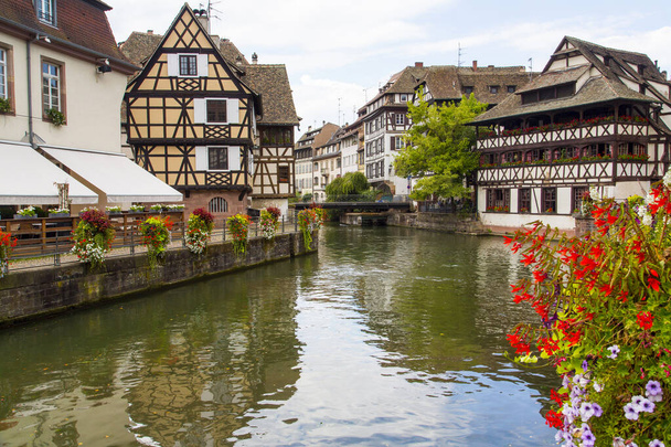 Strasbourg Elsassin historiallisella alueella - Valokuva, kuva
