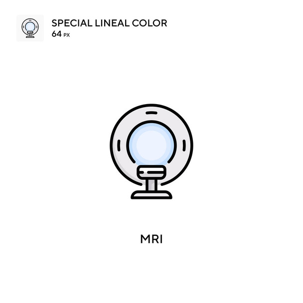 Mri Speciální lineální barevná ikona.Ikony mri pro váš podnikatelský projekt - Vektor, obrázek