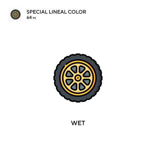 Wet Special lineare Farbe icon.Wet Symbole für Ihr Geschäftsprojekt - Vektor, Bild