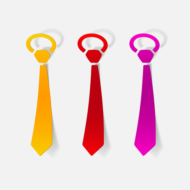 realistic design element: tie - Vector, Image