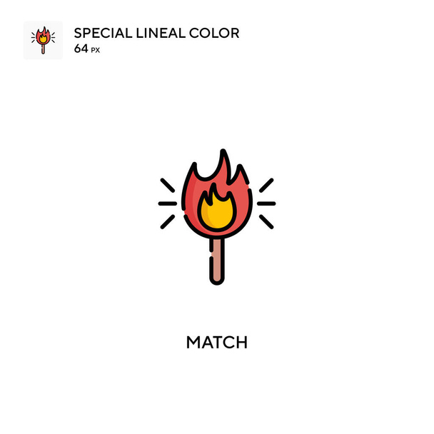 Combine ícones lineares especiais da cor icon.Match para seu projeto de negócio
 - Vetor, Imagem