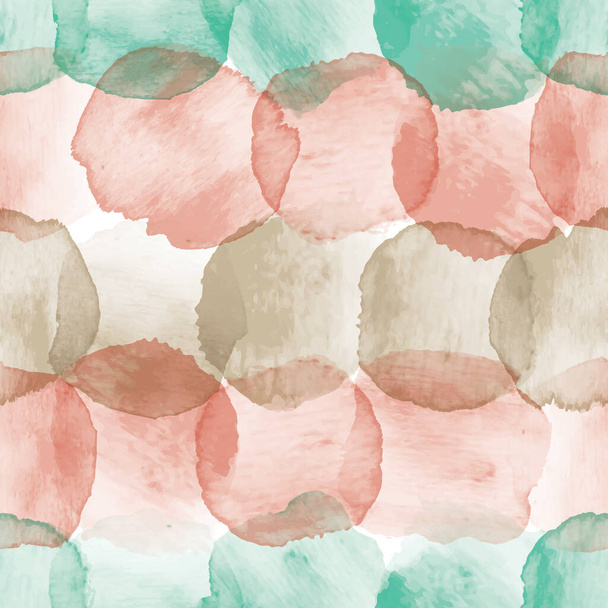 Διάνυσμα κουκκίδες λεκέδες ροζ μέντα εκρού αδιάλειπτη μοτίβο - Διάνυσμα, εικόνα