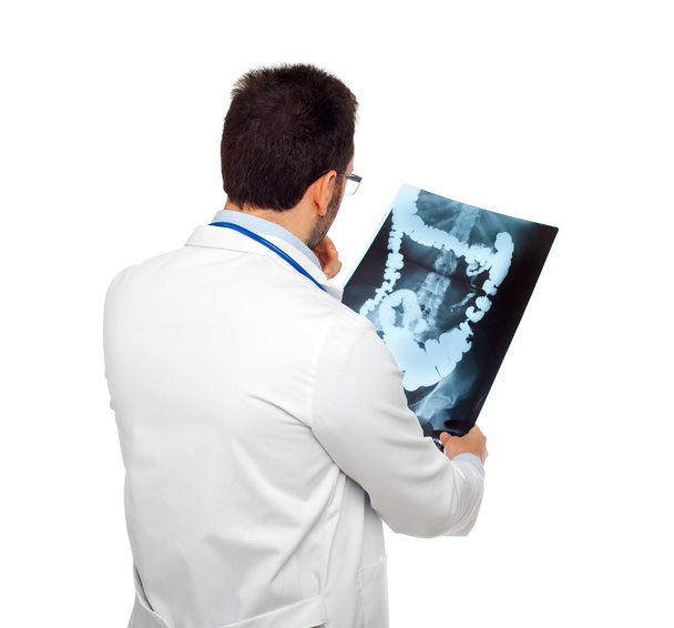tanácsadás egy bél radiográfia orvos - Fotó, kép