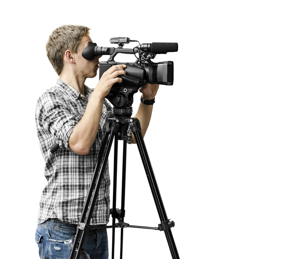 videocamera operator - Foto, afbeelding