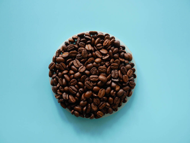 tło ziaren kawy, organiczne nasiona kawy - Zdjęcie, obraz