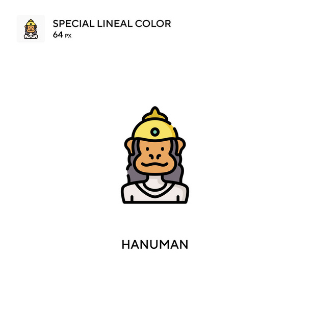 Icônes Hanuman Special lineal color icon.Hanuman pour votre projet d'entreprise - Vecteur, image