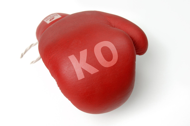 czerwone Rękawice bokserskie ko - Zdjęcie, obraz