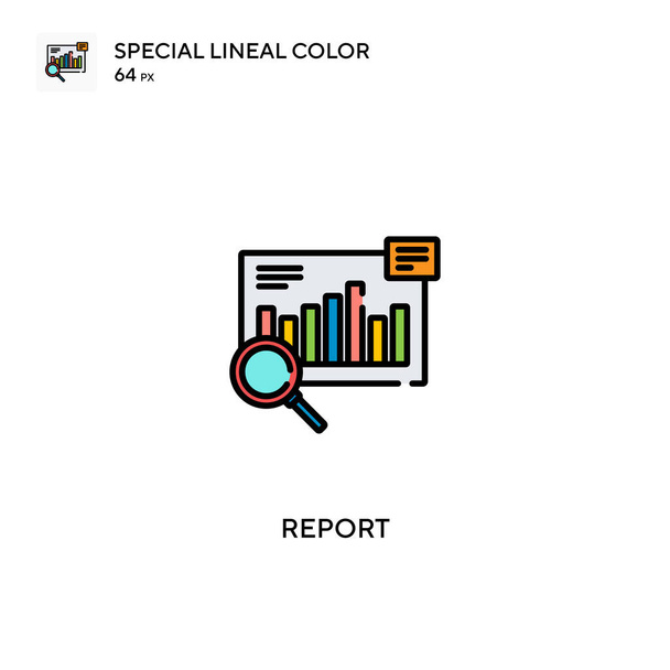 Signaler Icônes de couleur linéaires spéciales pour votre projet d'entreprise - Vecteur, image