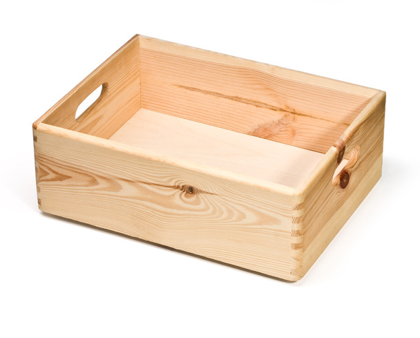 houten doos - Foto, afbeelding