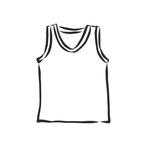 Ilustración del vector de la camiseta, camiseta, ilustración del boceto del vector - Vector, Imagen