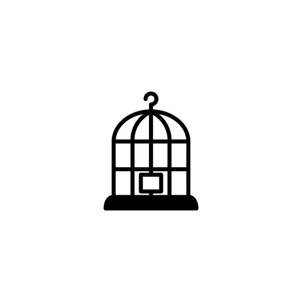 Illustrazione grafica vettoriale dell'icona della gabbia per uccelli - Vettoriali, immagini