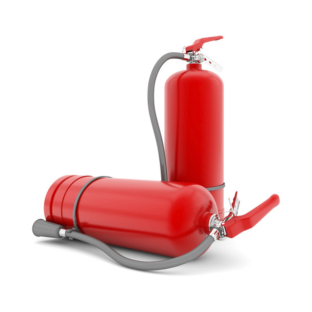 red fire extinguisher - Fotó, kép