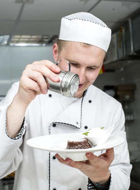 Chef preparing food in the kitchen - Photo, image