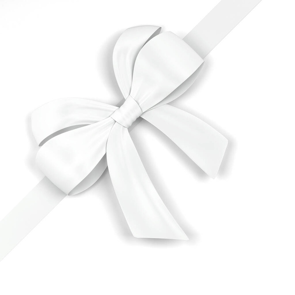 Elegant present bow. 3d illustration isolated on white background  - Foto, imagen