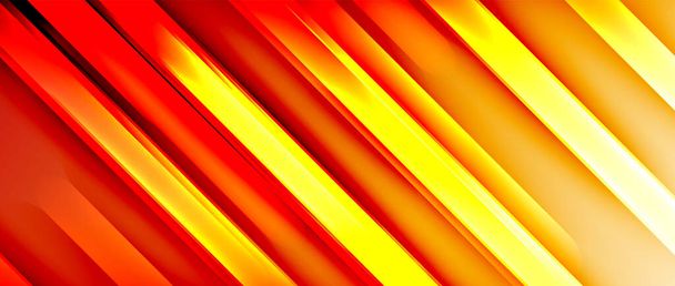 Gradiente brillante líneas de neón fondo abstracto - Vector, imagen